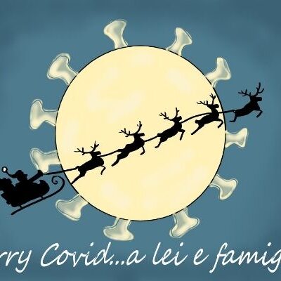 Merry Covid a lei e famiglia