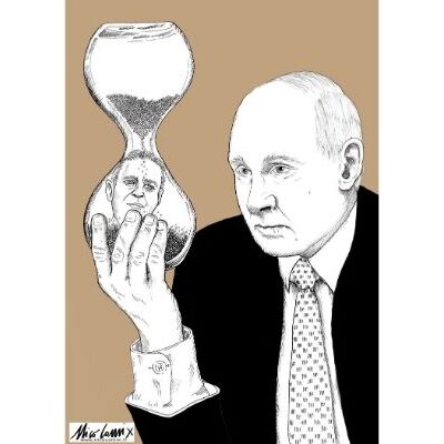 the hourglass of death, Putin