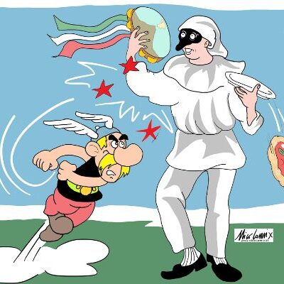 Asterix e Pulcinella